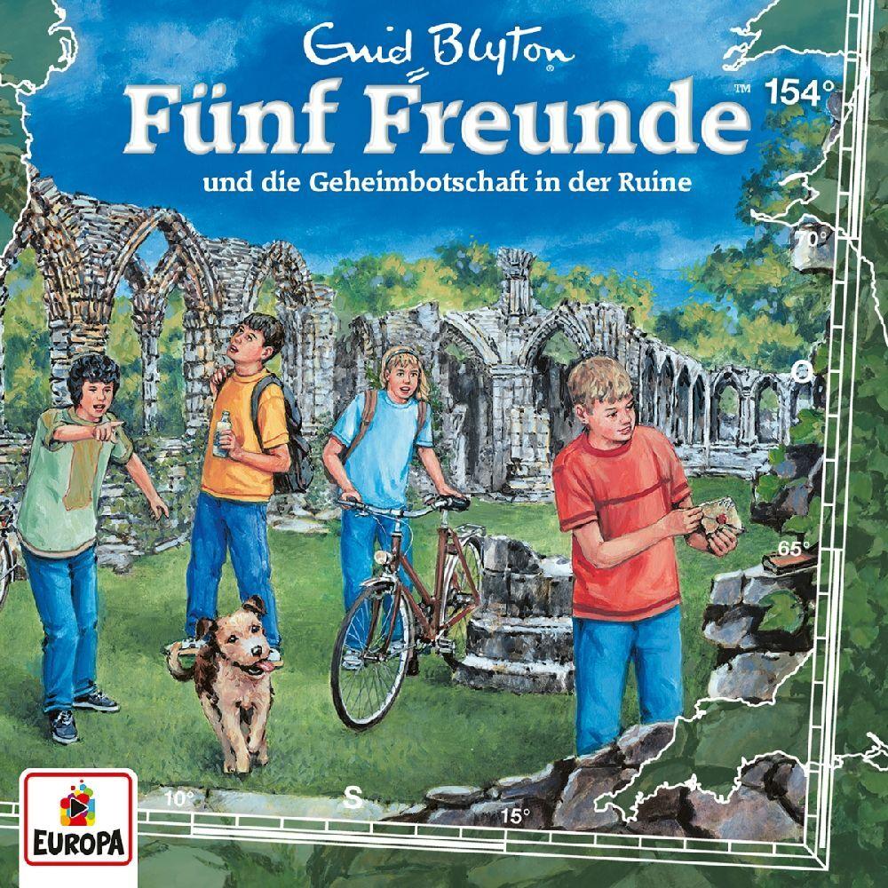 Thumbnail - Fünf Freunde 154 - und die Geheimbotschaft idRuine, Hörbücher von Enid Blyton