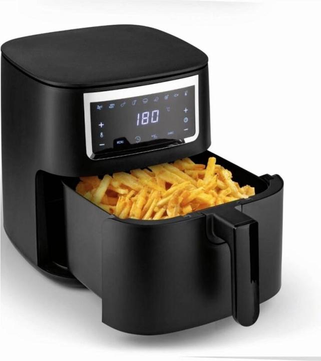 Actual product image Gourmetmaxx Heissluft-Fritteuse Digital 7l 1700W schwarz matt/Edelsta