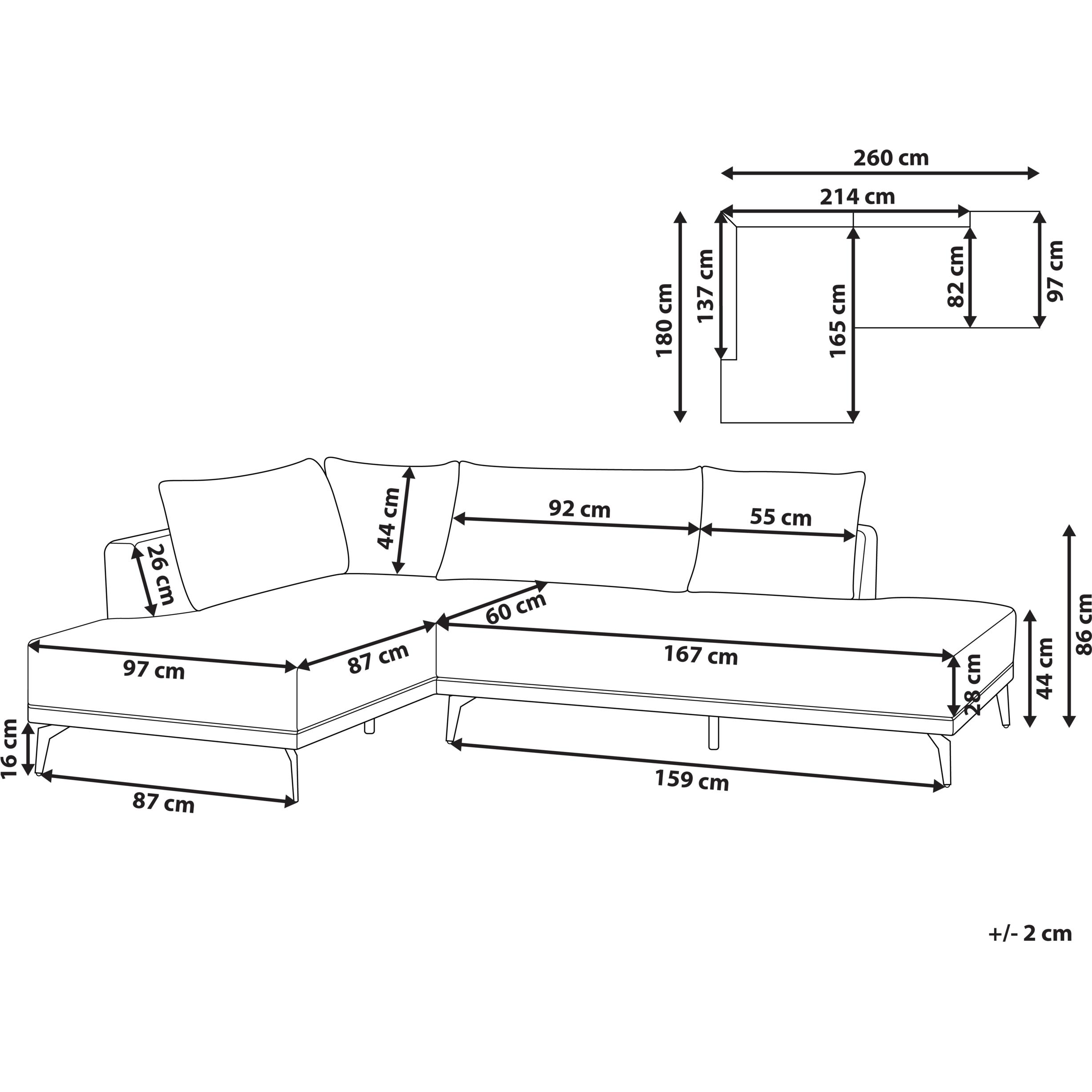 Thumbnail - Beliani, Sofa, Myken (Modular Sofa)