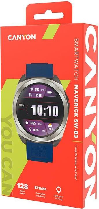 Actual product image Canyon Maverick SW-83,Smart Watch,Realtek 8762DT, IPS 1.32" 360x360,ARM