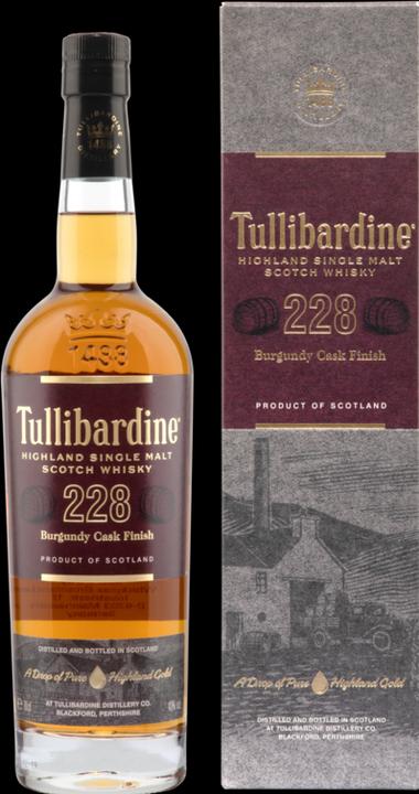 Image du produit Tullibardine Single Malt 228 Burgundy Wood Finish (Single Malt, Scotch Whisky, 1 x 70 cl)