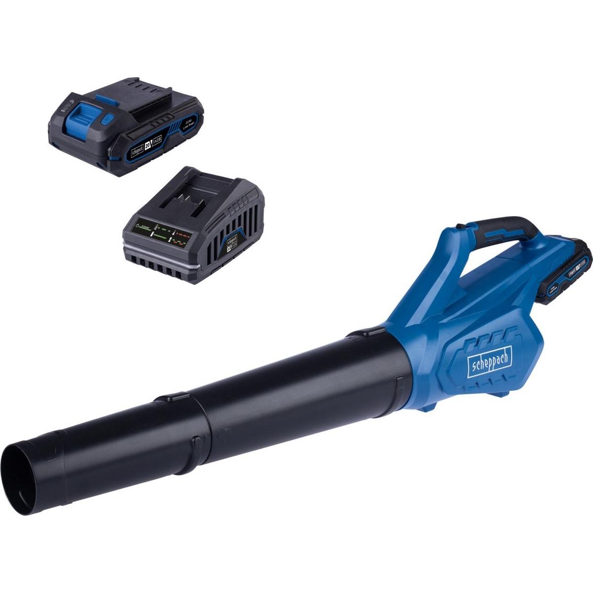 Scheppach, Aspirafoglie + Soffiafoglie, C-BL700-X (Batteria ricaricabile, Soffiafoglie)