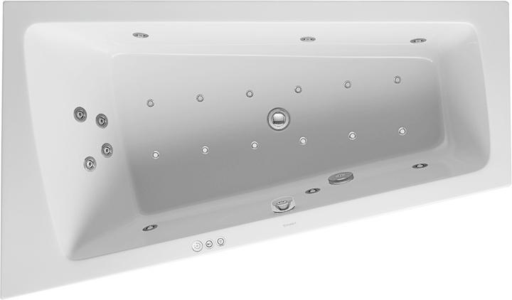 Duravit Whirlwanne PAIOVA 180 l 1700x1000mm we 1 RS li Combi-Syst (1 Person)