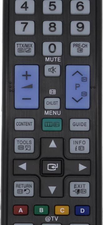 Actual product image Azurano Remote control replacement for SAMSUNG BN59-01040A for BN5901015A, BN59-01015A, BN5901040A (Device-specific remote control, Infrared)