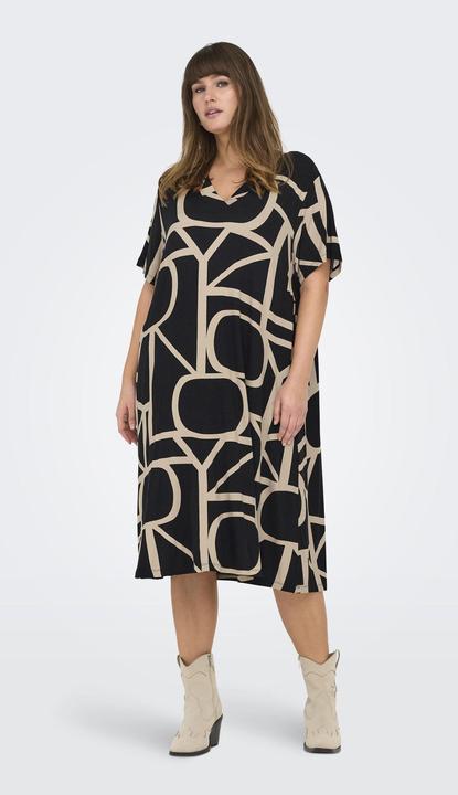 Produktbild Only Normal geschnitten V-Ausschnitt Midikleid Kleid (L)