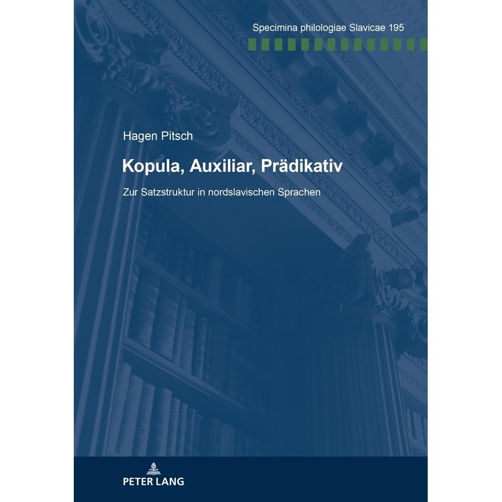 Kopula, Auxiliar, Prädikativ, Fachbücher von Hagen Pitsch
