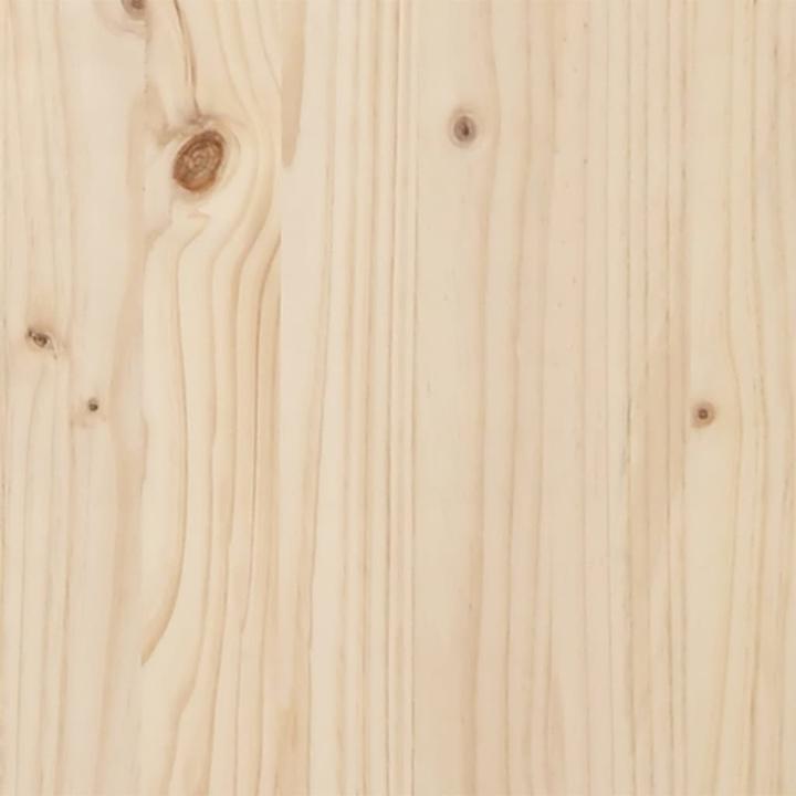 Actual product image VidaXL Bed with shelf without mattress pine (160 x 200 cm)