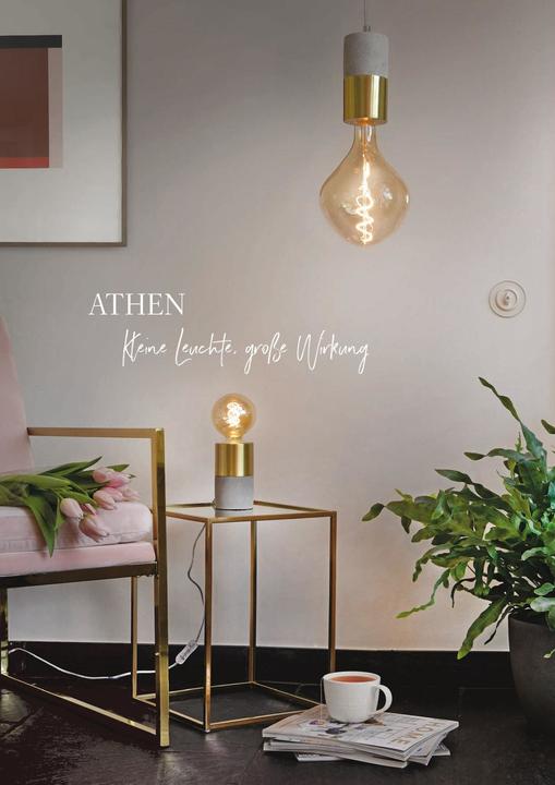Produktbild Villeroy & Boch Pendelleuchte Athen 1x E27 Silber (E27)