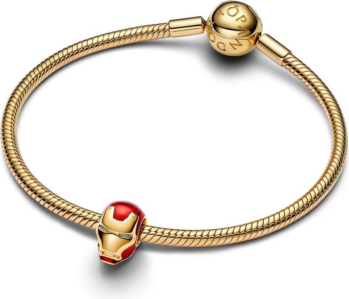 Immagine prodotto Pandora Marvel Iron Man Helm Charm (Smalto, Dorato, Metallo)