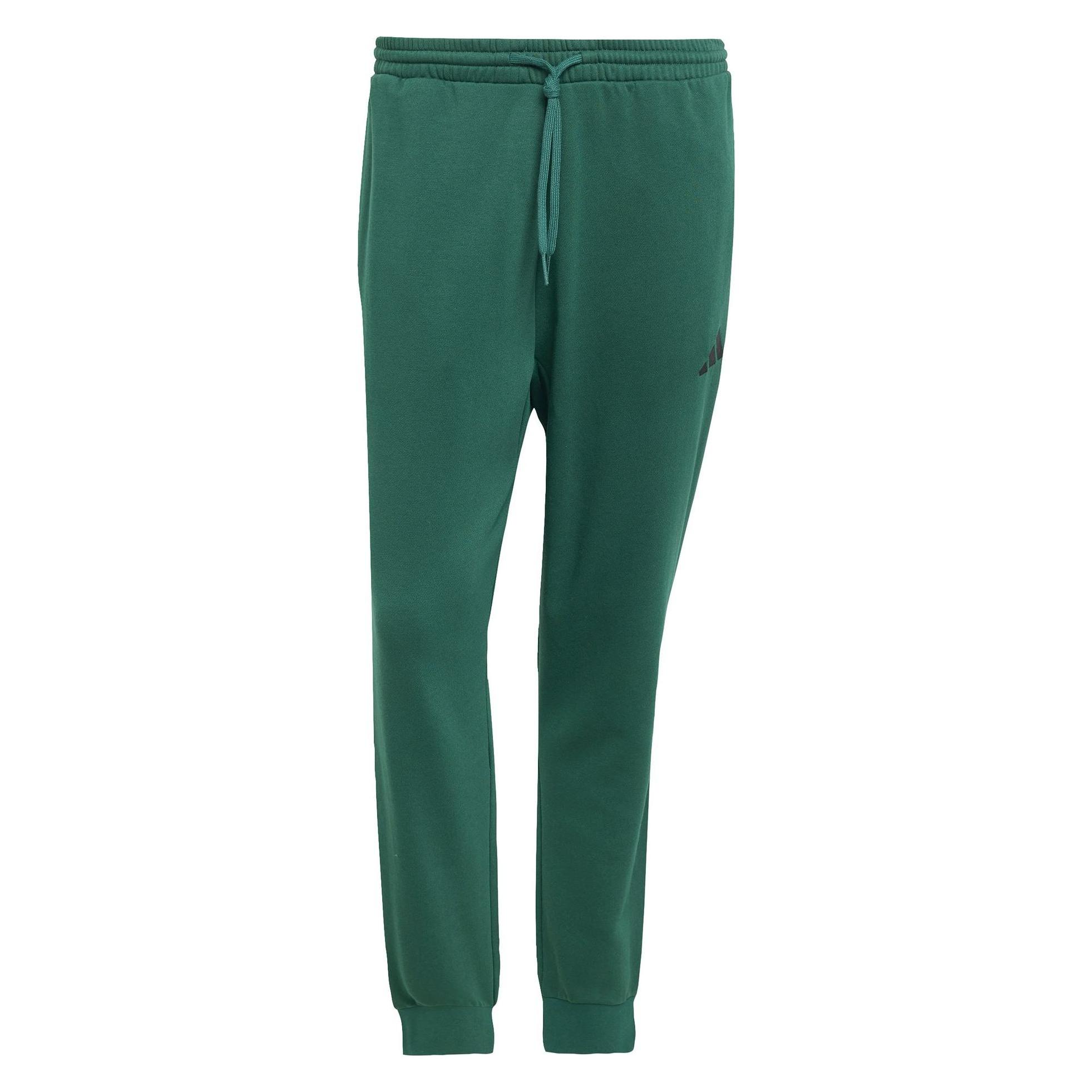 Adidas, Herren, Sporthose, M Feelcozy Pant Jogginghose (M), Grün, Schwarz