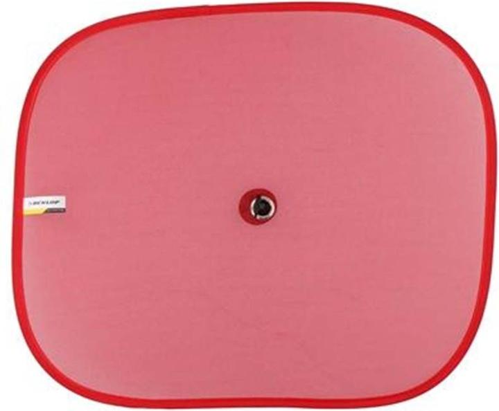 Dunlop - Sonnenblende für Autoseitenfenster 36x44 cm 2 Stück (rot)