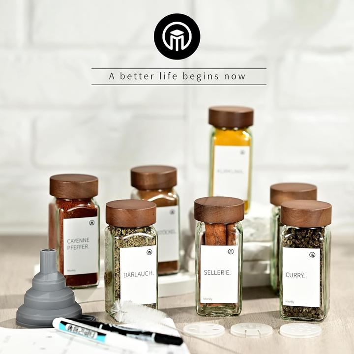 Actual product image Miorkly Gewürzgläser-Set