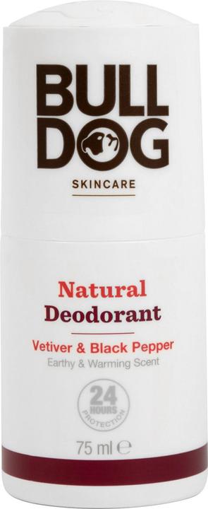 Actual product image Bulldog Vetiver and Black Pepper Deodorant 75 ml (Roll-on, 75 ml)