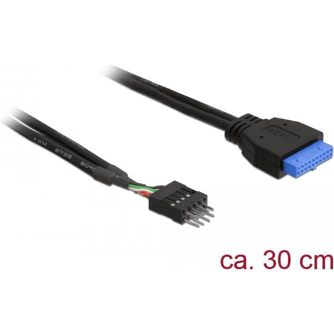 Thumbnail - Delock USB Kabel (0.30 m, USB 2.0), USB Kabel