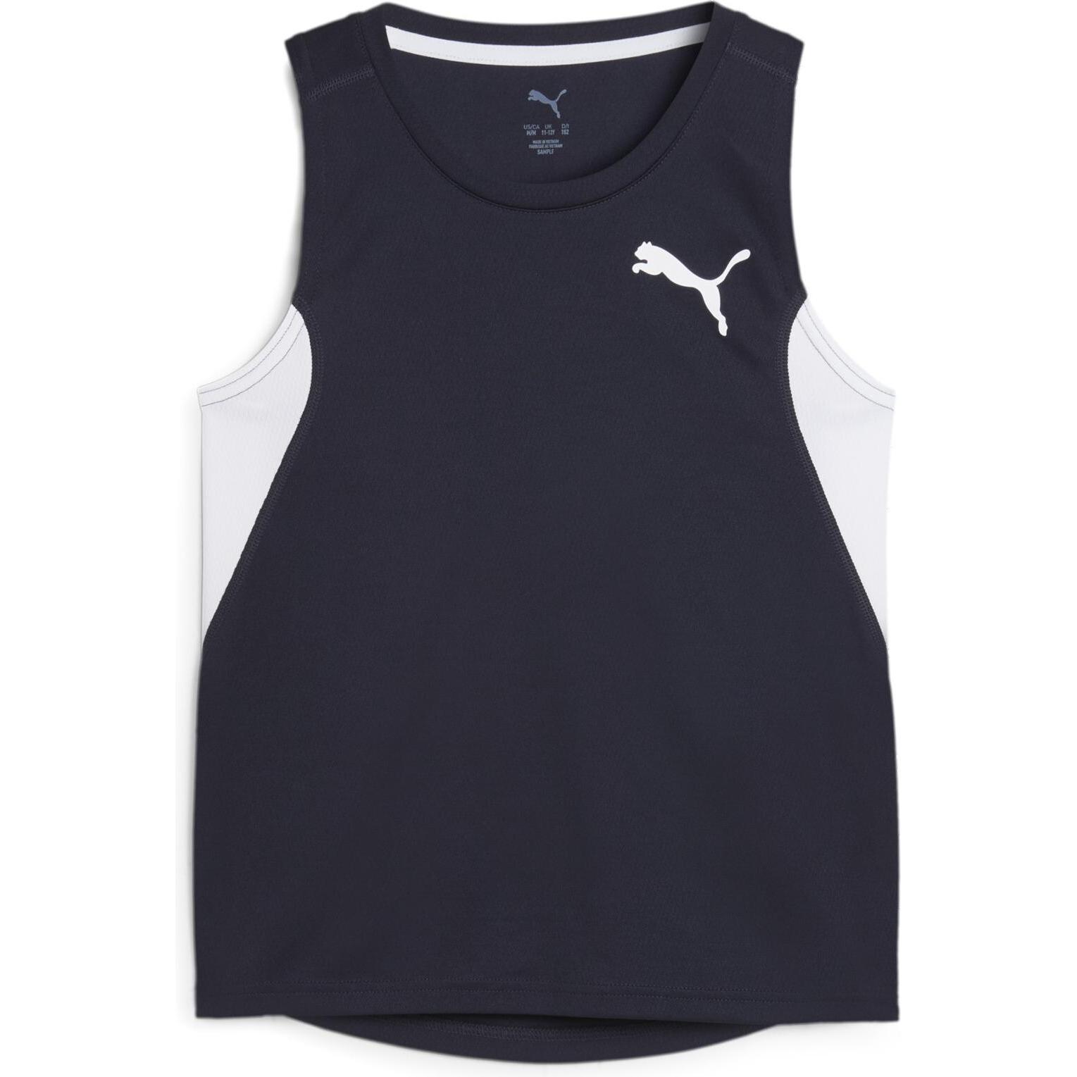 Thumbnail - Puma, Jungen, Sportshirt, Y Cross The Line Singlet 3.0 (164), Blau, 164