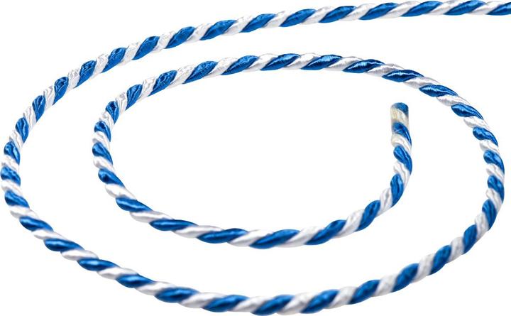 Produktbild Viana Dekokordel in Blau und Weiss für Geschenkverpackung und Bastelprojekte (1x)