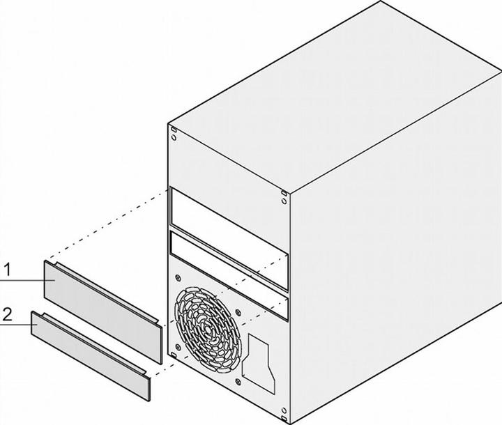 Immagine prodotto Schroff Coperchio per unità slim line (CD/DVD) - ABDECKG.F. LAUFWERK SLIMLIN
