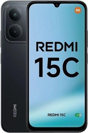 Actual product image Xiaomi Redmi 15C 4G (128 GB, Midnight Black, 6.90", Dual SIM, 4G)