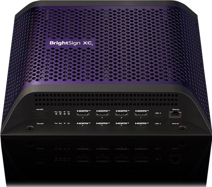 Produktbild BrightSign XC4055 Digital Signage Mediaplayer (8K-Player, 4x HDMI Out, Elite HTML, 3D Grafiken, Web