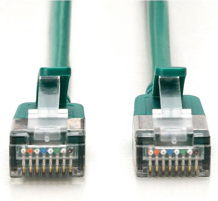 Image du produit Digitus CAT 6A classe Ea, F/FTP, Twisted Pair Patchkabel, Cu, LSZH, AWG 32/7, longueur : 2 m, vert (F/FTP, CAT6a, 2 m)