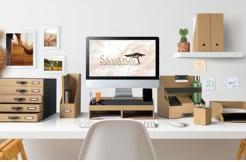 Image du produit Oxford Porte-revues "Savana", DIN A4+, en carton, naturel, en carton recyclé, pour format DIN A4 (A4+)