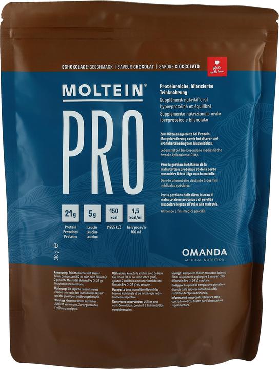 Produktbild Moltein Pro 1.5 Schokolade (510g) (Schokolade, 1 x, 510 g)