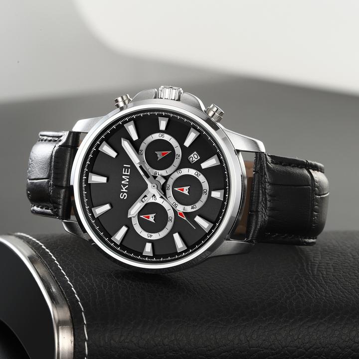 Produktbild Skmei 2071LSIBK Herrenuhr + BOX (Analoguhr, Chronograph, 43 mm)