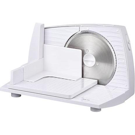 Adler AD 4703 slicer Electric White Plastic, Aufschnittmaschine, Weiss