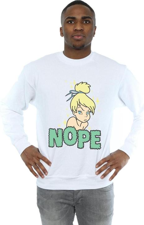 Actual product image Disney Mens Tinker Bell Nope Sweatshirt (3XL)