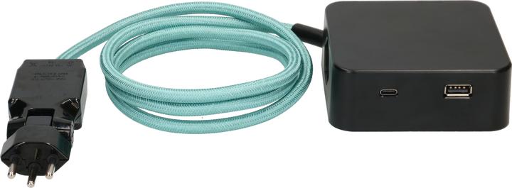 Produktbild Max Hauri maxTEX Cube (5x, Typ 13, USB-A, USB-C, 2 m)