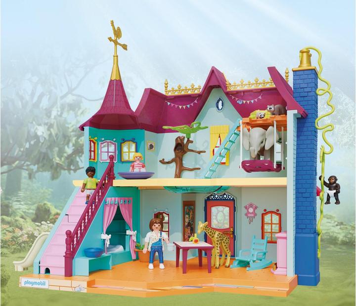 Image du produit Playmobil Villa d'animaux multicolores (71852)