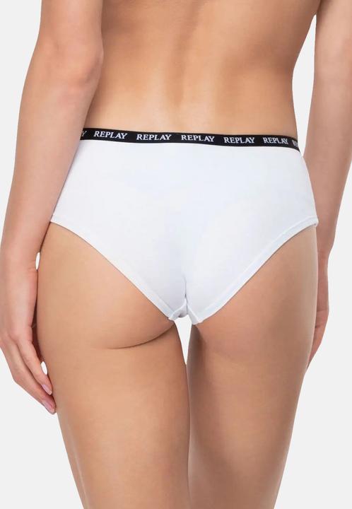 Produktbild Replay Unterhose Damen-Slip mit Logo-Bund 2er Pack (XL, 2er Pack)