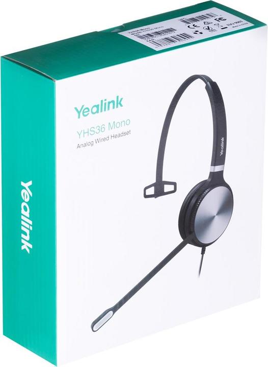 Productafbeelding Yealink YHS36 MONO - Breedbandheadset voor IP-telefoons (Bedraad, Microsoft Teams)