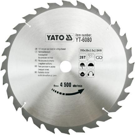 Immagine prodotto Yato LAMA TCT PER LEGNO 350X28TX30 MM