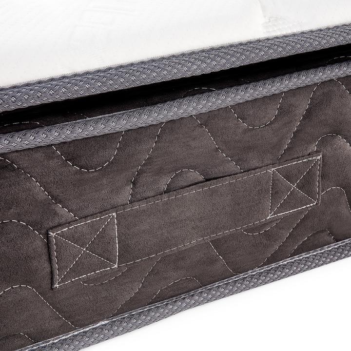 Produktbild Beliani Taschenfederkernmatratze Latex 5-zonen mittelfest 140 x 200 cm hypoallergen JOY (Federkern, 140 x 200 cm)