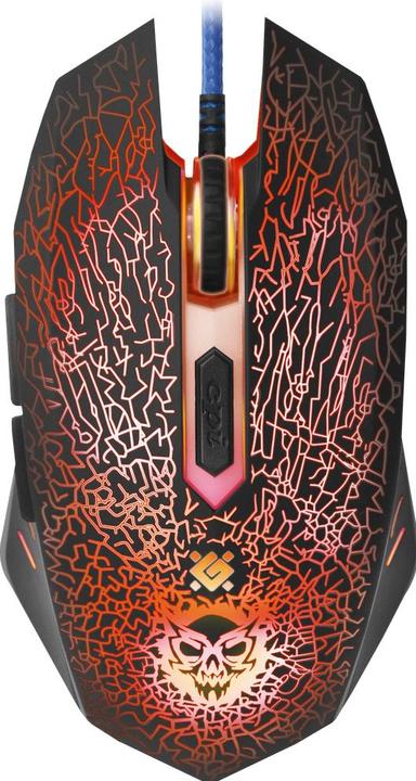 Produktbild Defender Shock Shock 52110 Computer-Mauspad-Patrone (optisch, 3200 DPI, schwarze Farbe) (Kabelgebunden)