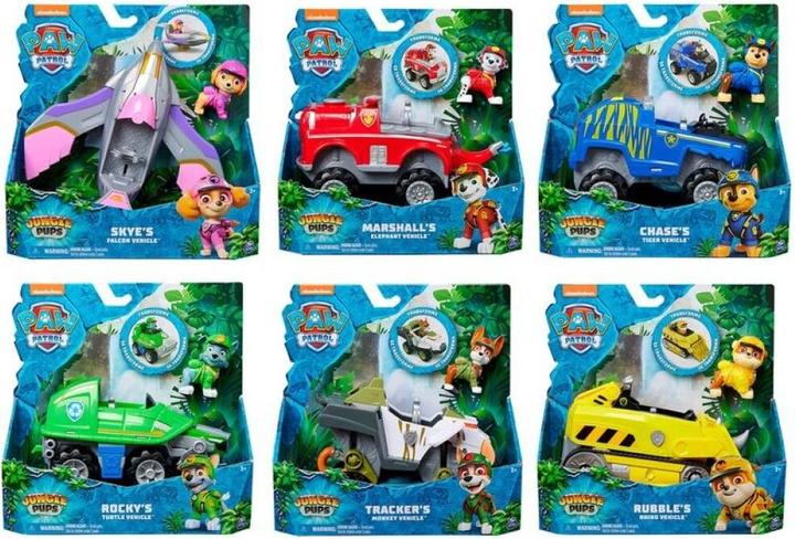 Actual product image Spin Master PAW Patrol Jungle Pups, Chase Tiger Vehicle, Toy Truck with Collectible Action Figure, Kids Toys for