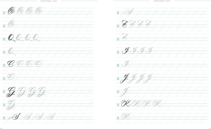 Valori nutrizionali e ingredienti Buch Kalligrafie A bis Z Übungsheft (Tedesco, Natasha Safarik, 2019)