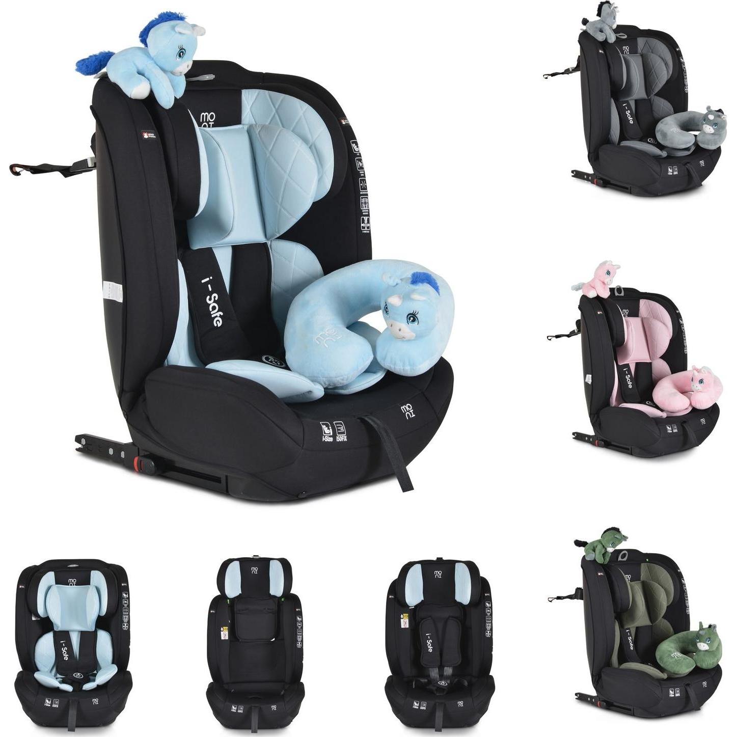 Moni, Kindersitz, Kindersitz i-Size i-Safe (76-150cm) (Kindersitz, ECE R129/i-Size Norm)