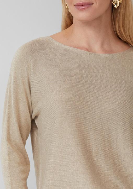 Produktbild s.Oliver Strickpullover Strickpullover mit Glitzergarn und 3/4-Fledermausärmeln (42)