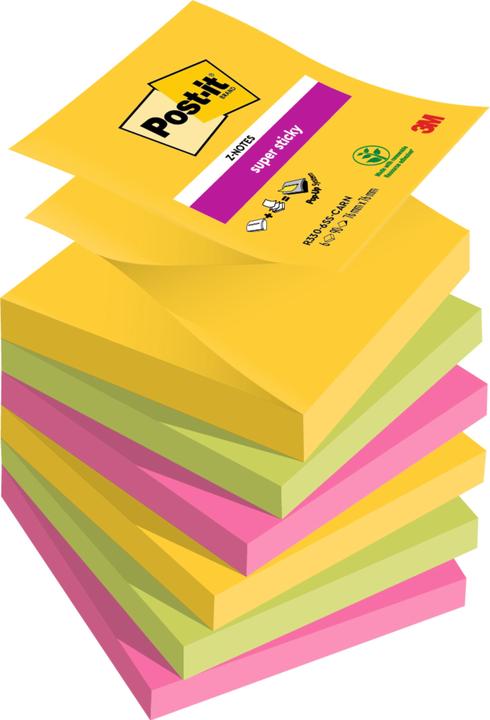 Post-it Super Sticky Z-Notes (76 x 76 mm)