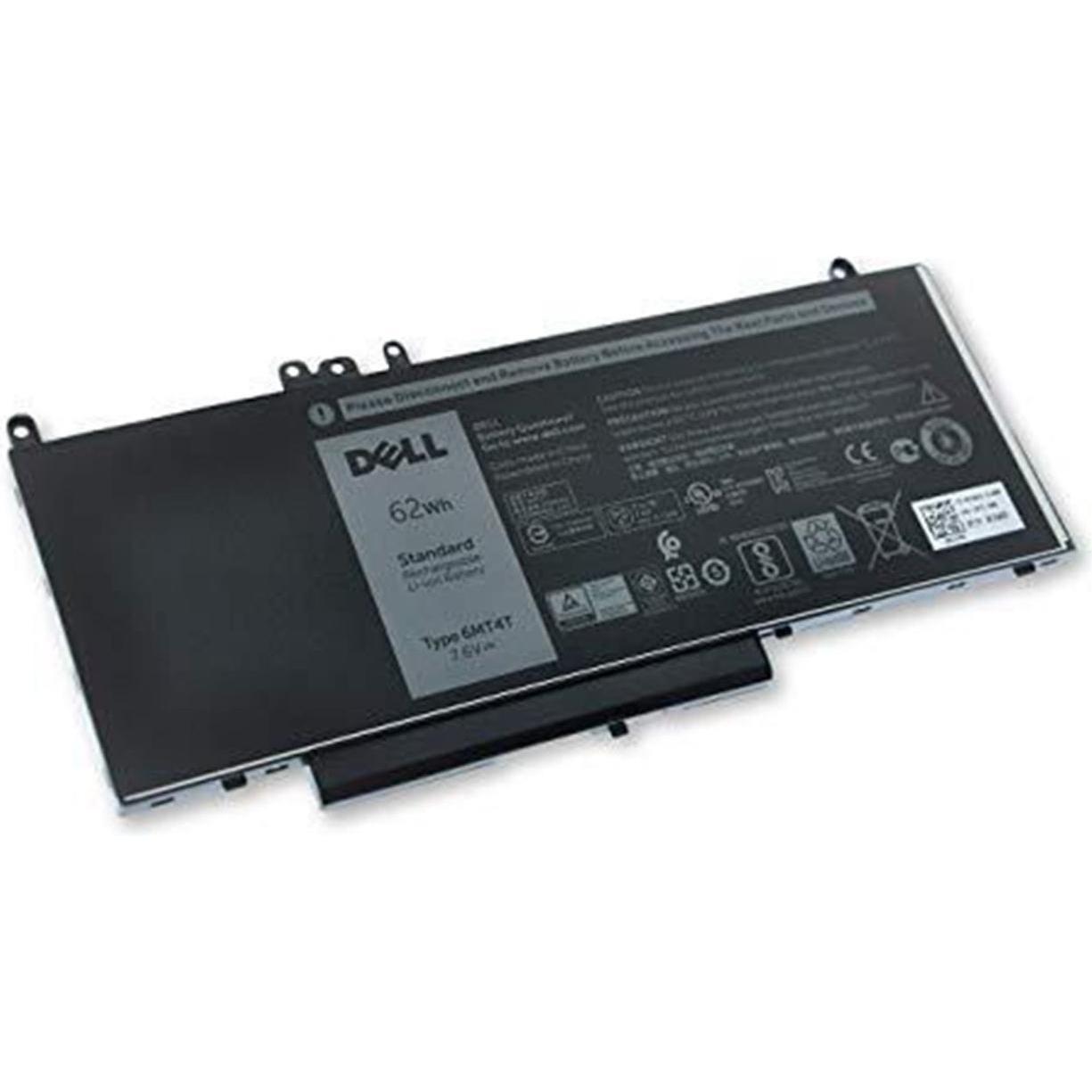 Dell BTRY,PRI,62WHR,4C,LITH,BYD (4 Zellen, 8260 mAh), Notebook Akku, Schwarz