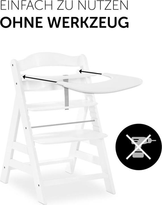 Produktbild Hauck Alpha Click Tray White