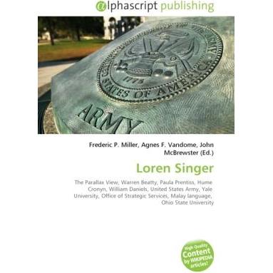 Loren Singer, Fachbücher von Agnes F. Vandome, Frederic P. Miller, John McBrewster