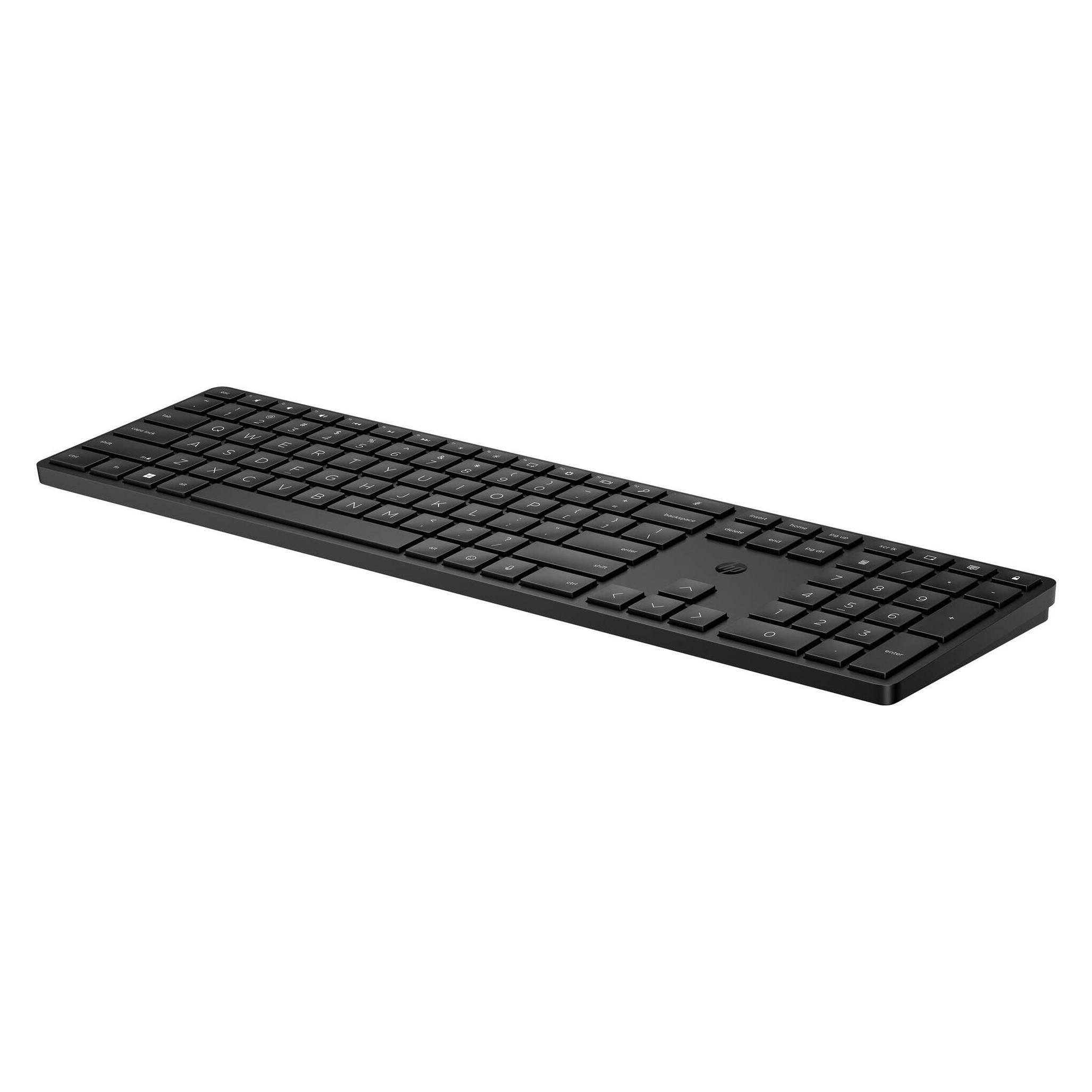 HP 450 Programmable Wireless Keyboard (Ohne Tastaturlayout, Kabellos), Tastatur, Schwarz