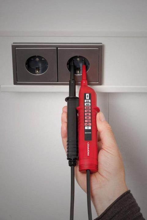 Image du produit Benning Testeur de tension bipolaire PR (CAT II 600V, CAT III 600V)