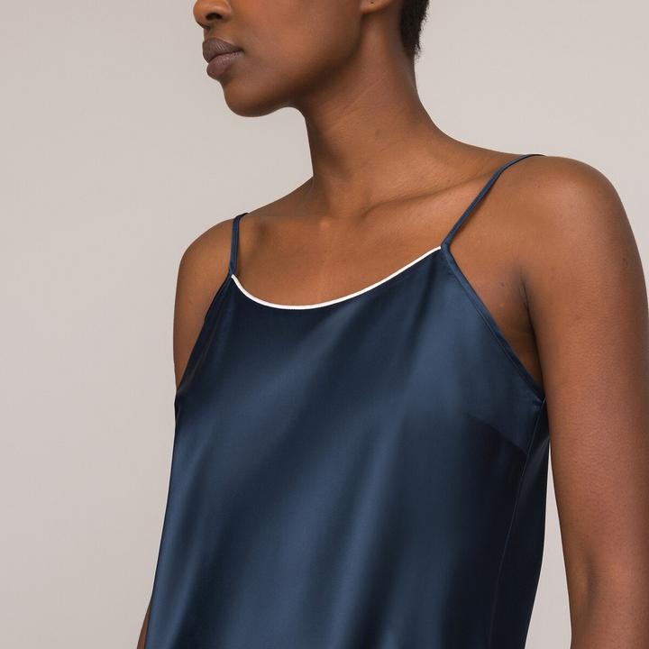 Produktbild La Redoute Collections Nachthemd mit schmalen Trägern (50)