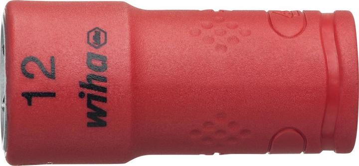 Produktbild Wiha Steckschlüsseleinsatz isoliert, 1/4", Aussensechskant, 12,0 mm (12 mm)