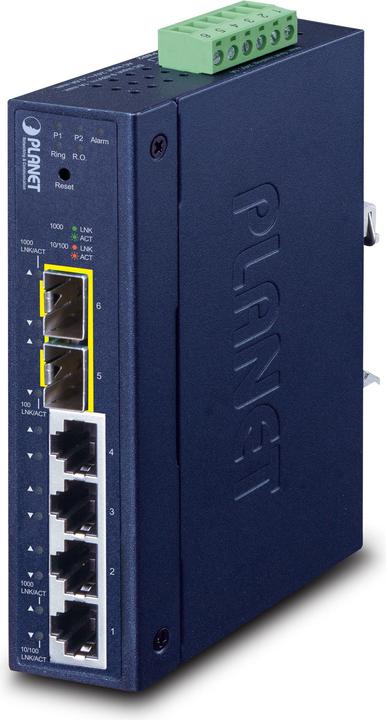 Planet Industrial L2/L4 4 port (6 Ports)
