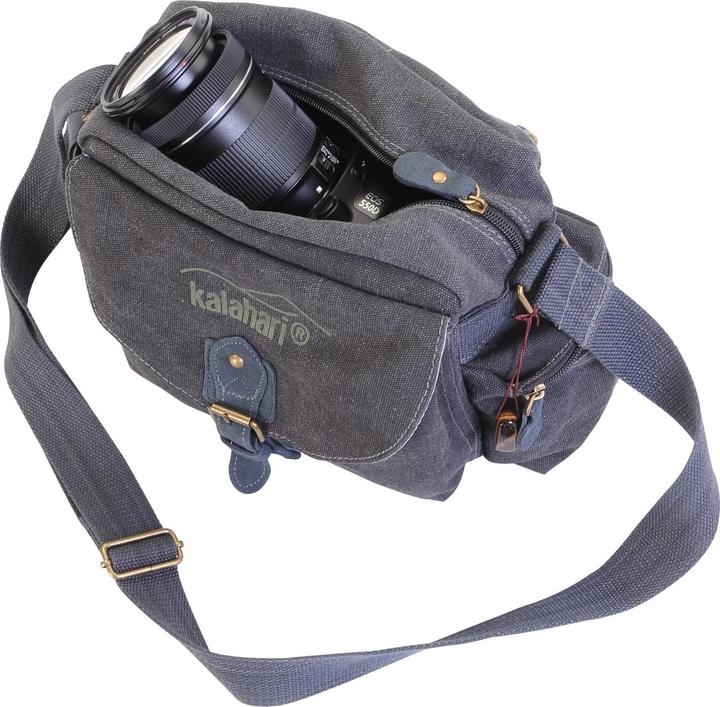 Produktbild Kalahari MOLOPO K-41i Fototasche, canvas schwarz (Kamera Schultertasche)